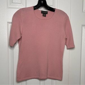 Banana republic 100% cashmere short sleeve sweater